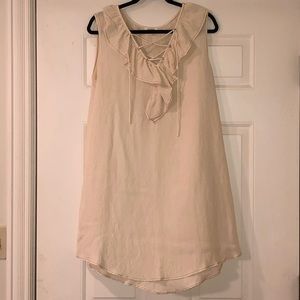 Linen Cream Dress